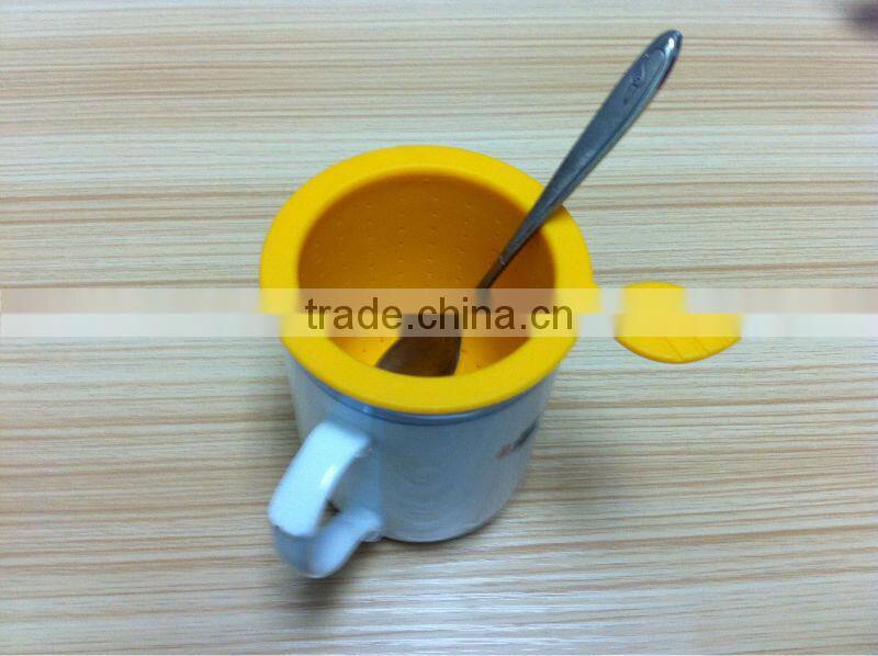 tea cup strainer/silicone teapot infuser