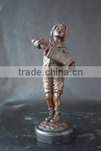 European style bronze casting angel statue for garden decoration