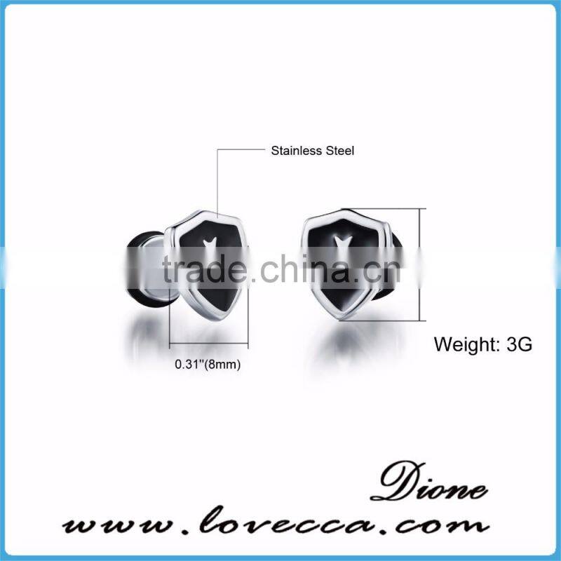 Dumbbell Popular Men Style Fashion 316L Titanium Steel Earrings