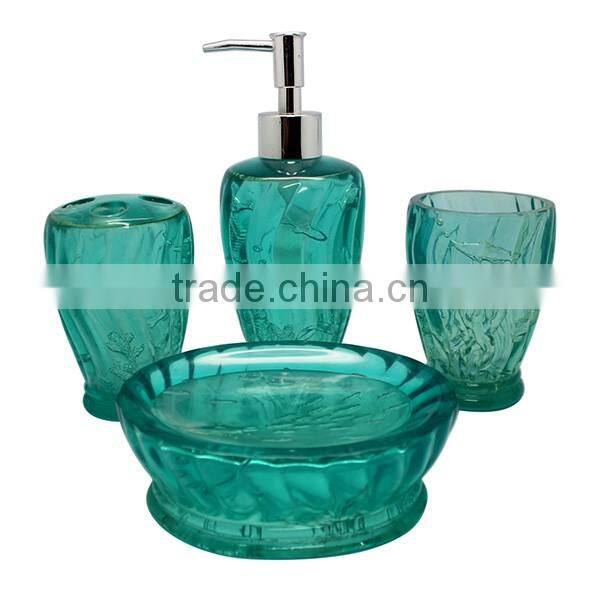Novel and eco-friendly nature stone black bathroom accessories set toothbrush holder