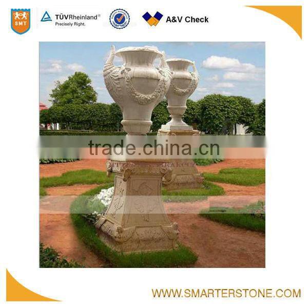 Bright red 2 layers modern garden water fountains for garden