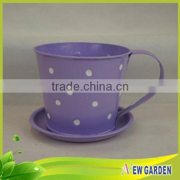 Attractive Lovely windowsill decor bright color flower pot