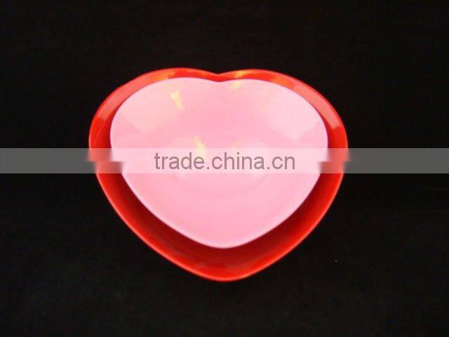 Flower shaped melamine salad bowl