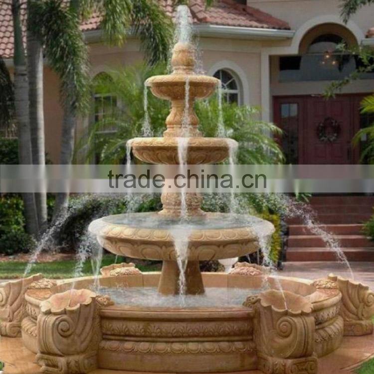 outdoor garden decoration large store carving marble water fountain