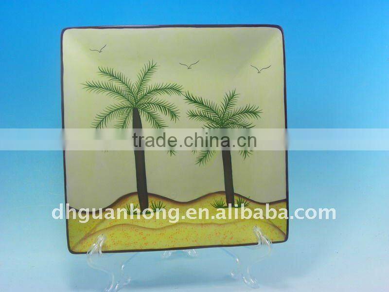 White Round Plates Dollhouse Miniatures Ceramic Supply Deco