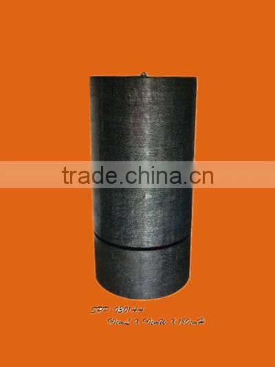 diameter 90cm big size candle shape fiber glass water fountain