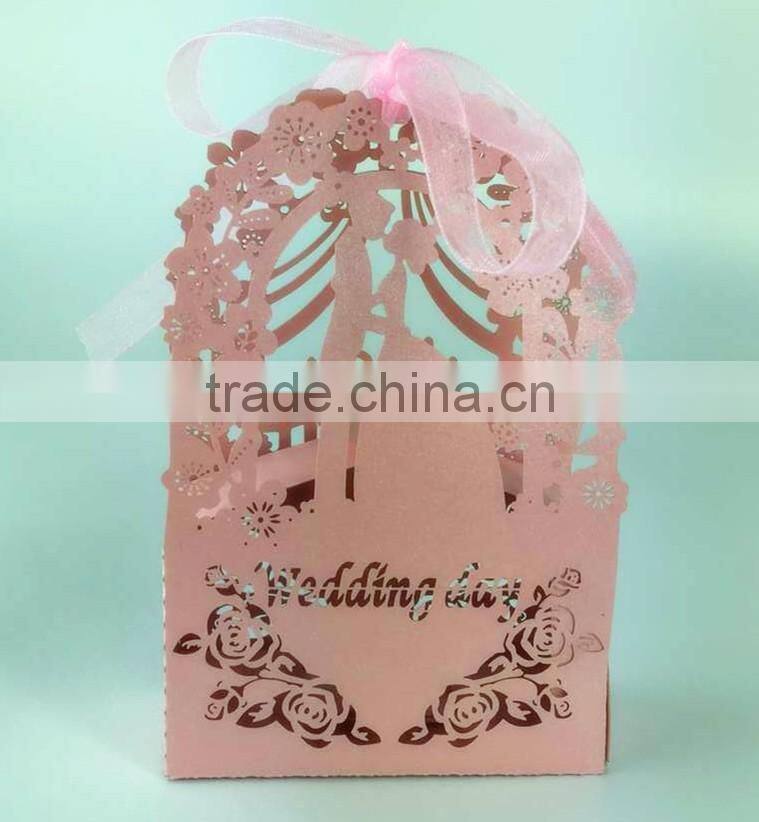 foldable sweet wedding candy box romantic paper wedding box