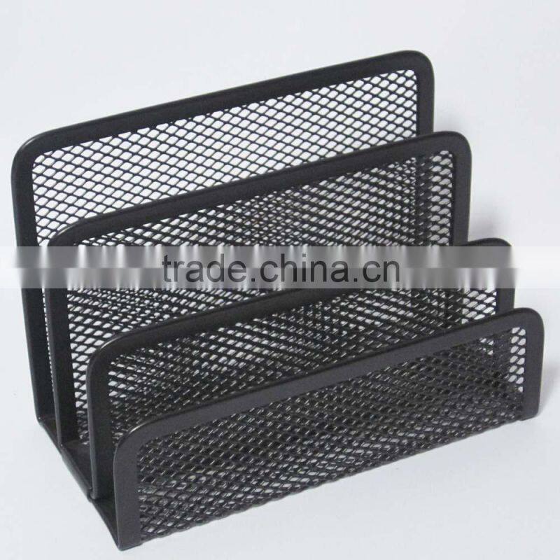 3 parts desk metal letter holder