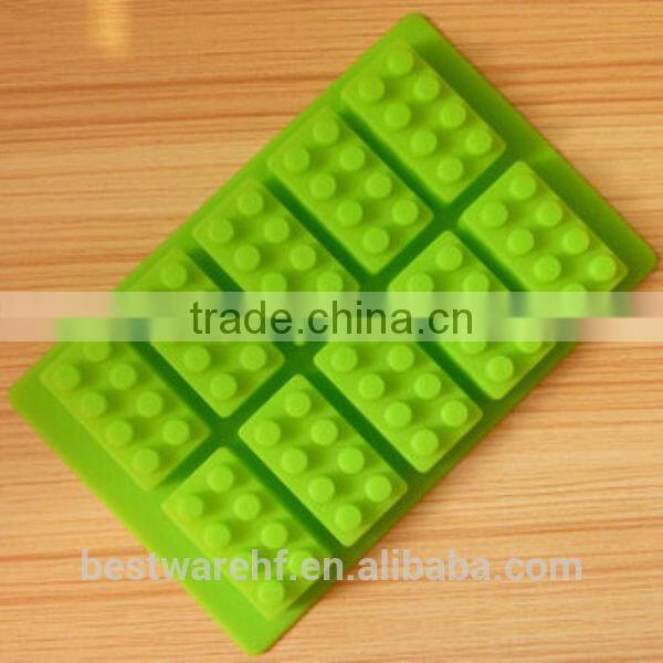 Tetris wholesale shaped silicone custom reusable blocks mini ice molds