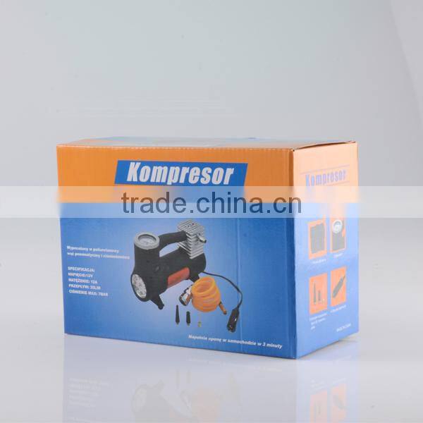 S20205 New 12V Double-Cylinder Car inflatable Pump Air Compressor Tire Inflators Tool