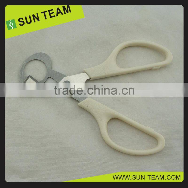 SK019 7-3/4" stainless steel quail egg scissors serrated edge scissors