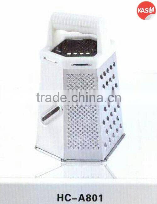 stainless steel vegetable peeler good grip 6 sides 9 inch vegetable grater