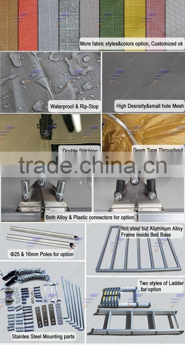 4x4 Pop up car roof tent with high quality