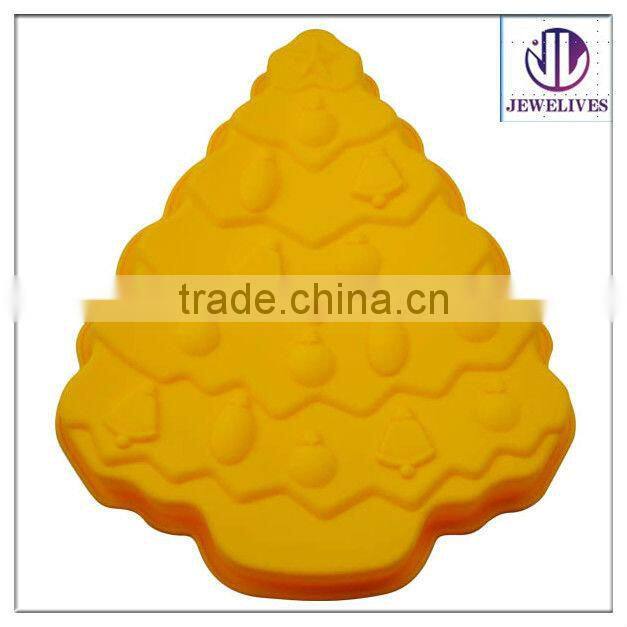 2012 Hot Sale christmas tree Shaped Silicone Cake Mould
