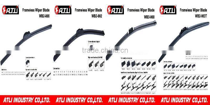 Frameless car soft wiper blade Size12 to 28