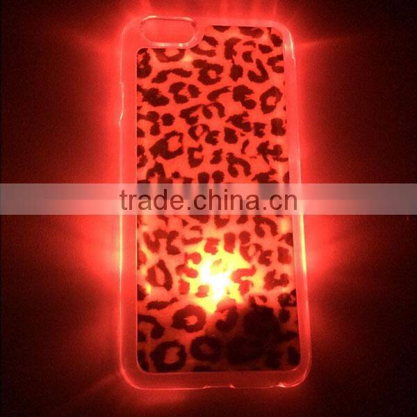 Flashing LED Cell Phone Case for iPhone 6 Flashing LED Case for iPhone 6 plus LED Cell Phone Case