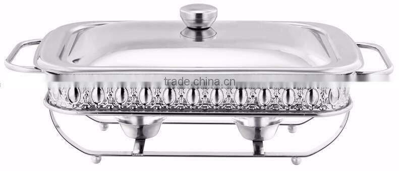 3Liter Small gold & silver chafing dish luxury chafing dish oval chafing dish