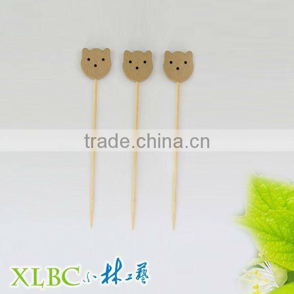 9cm panda bamboo picks