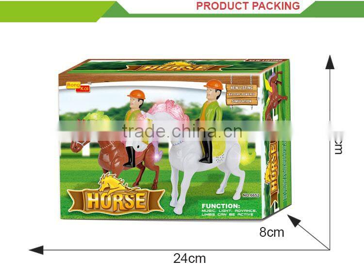 hot selling educational toy plastic horse toy