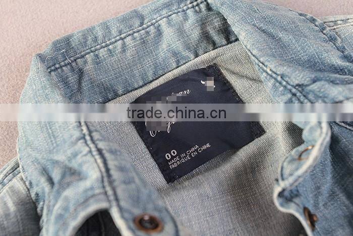 Women denim shirt/blouse, long sleeve shirt/blouse, Women vintage denim shirt/bouse, stone washed denim shirts/blouse