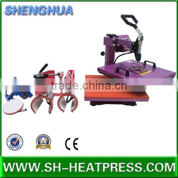 Multi-functional 8 in 1 6 in 1 5 in 1 4 in 1 t-shirt combo heat press machine
