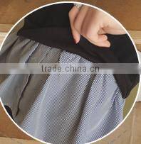 2016 New Style Autumn Shirt Korean Turn Down Collar Long Sleeve Dress Patchwork