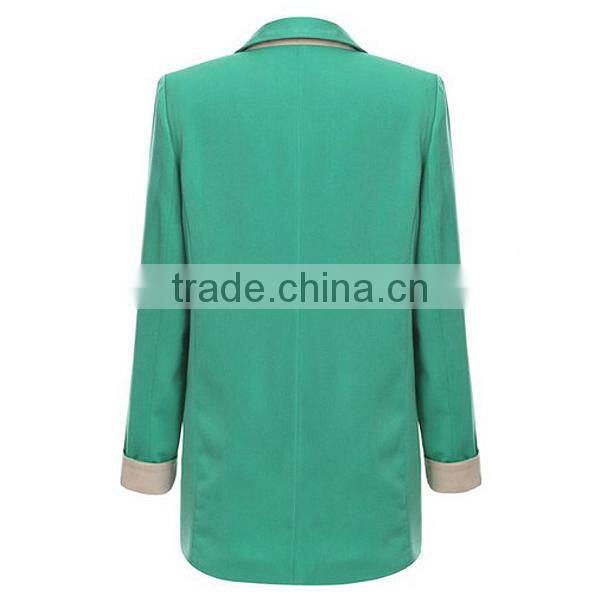 trendy fashion plus size ladies long parka jacket