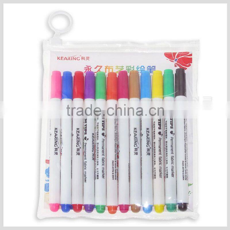Factory wholesale Apron marker in permanent non washable ink 12pcs per poly bag #FM112