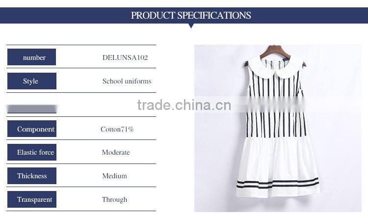 Beautiful England Style Sleeveless School Uniform Dress