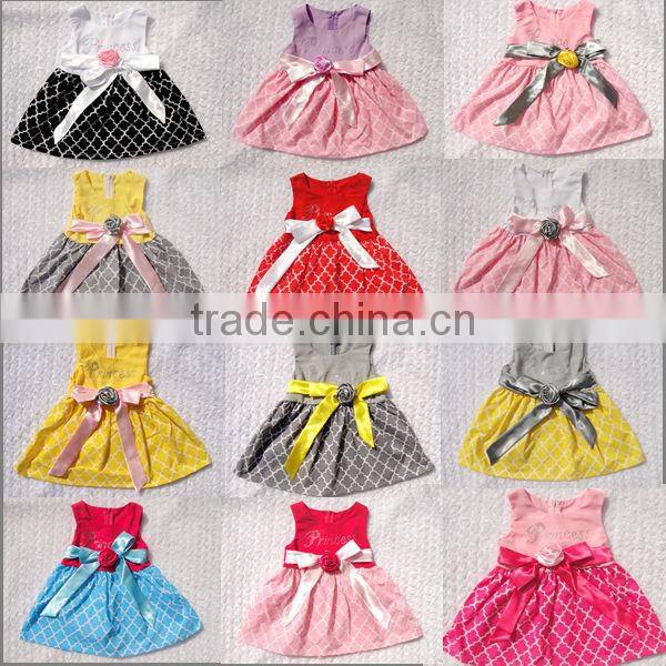 hot sale in morth america market child baby dress model dress