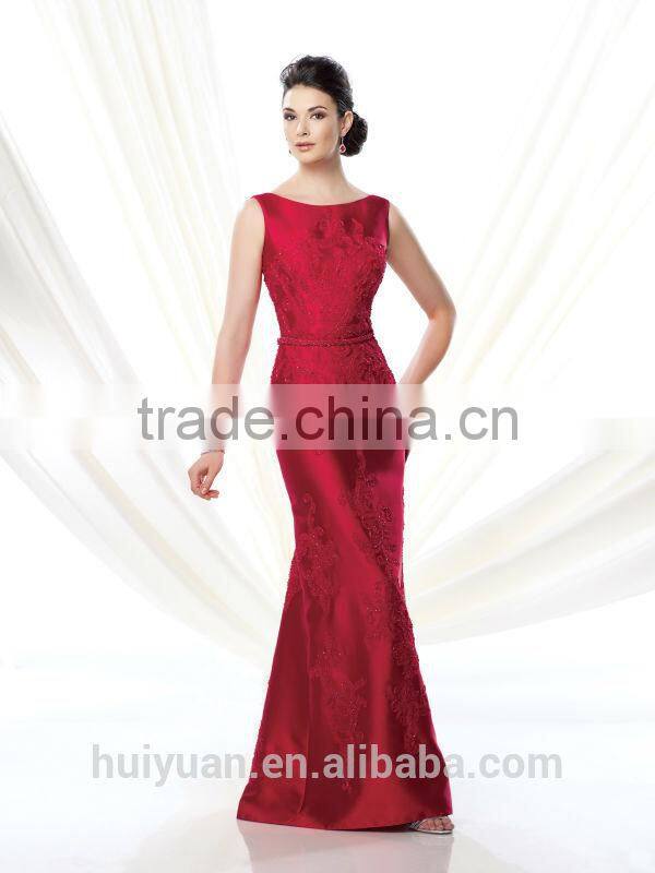 sexy long satin lace evening nice design casual dress