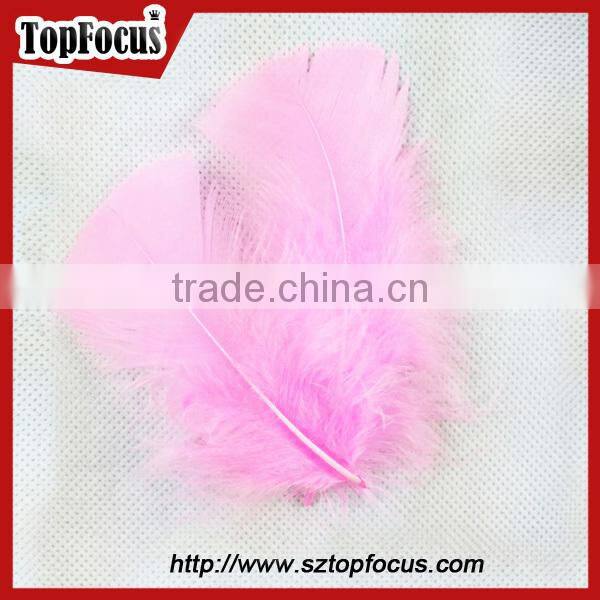 cheap hot sale colorful decorations fluffy artificial turkey feather