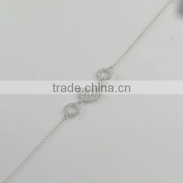 2014 Hot Sale Polygon Silver Bridal Jewelry Sets