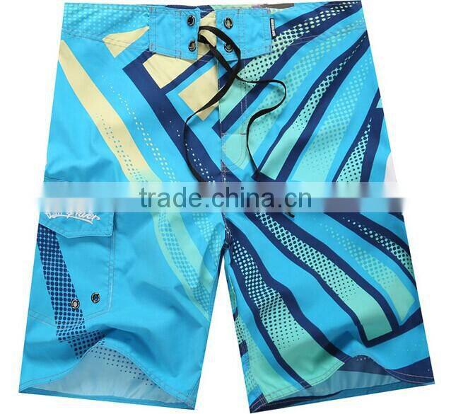 100% polyester poplin men swim trunk swimwear