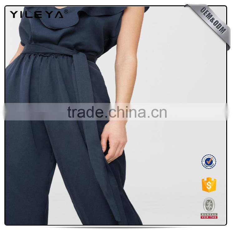 2017 summer fashion long floral sexy women jumpsuit