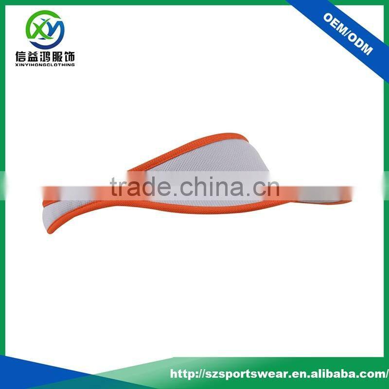 100%polyester Mesh Breathable Golf Visor In Summer, Lady Fashion Sport Hats