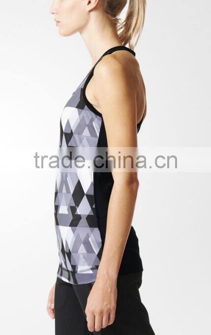 High Quality Body Building Sleevelesss Training Singlet Women Tank Top Yoga