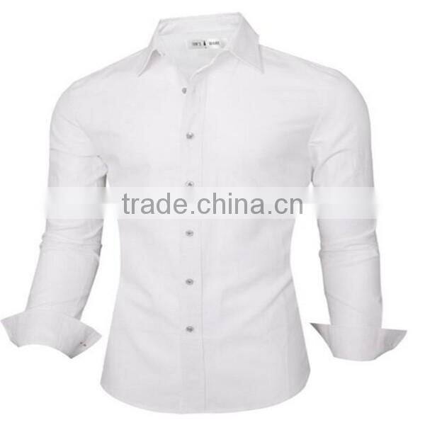 2016 new wholesale Plain Oxford Cotton Button Down custom mens casual dress shirts