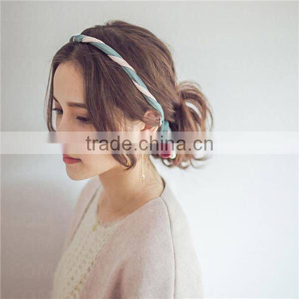 Fabric Headband Light Blue