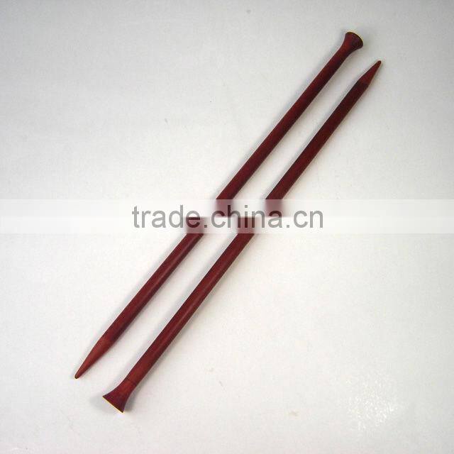 35cm Single pointed Rosewood knitting needles