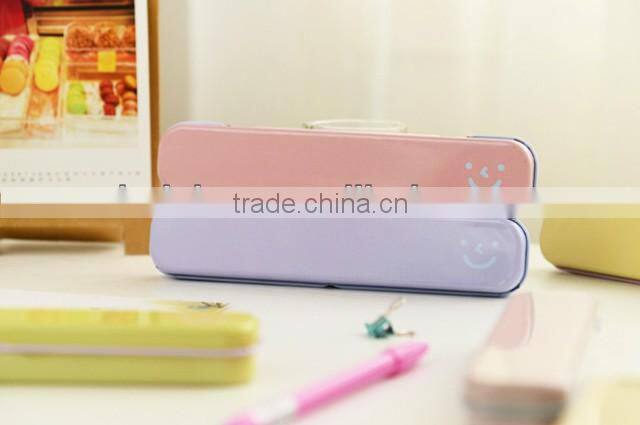 Multi colors Metal Pencil Box / Magnetic Pencil Box for Teenager