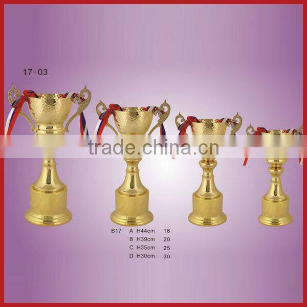 custom design gold awards metal trophy