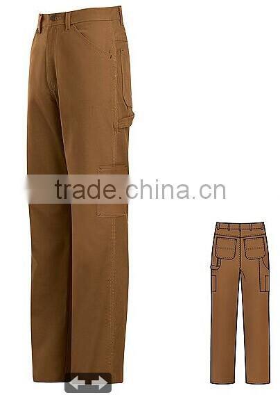 FR brown canvas work pants