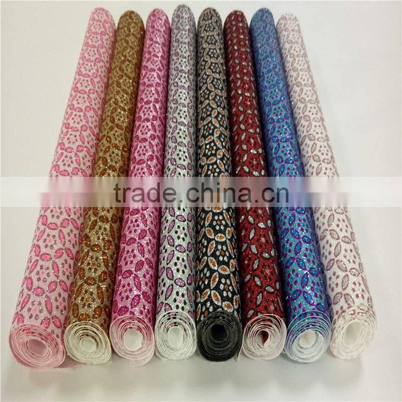 5Pcs background wallpaper 30x138cm glitter wall paper