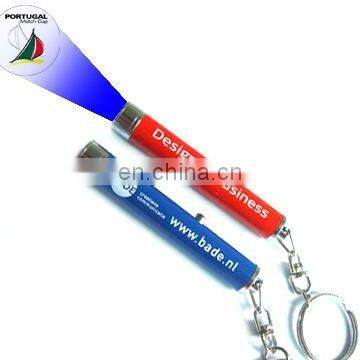 mini cheap UV bill note dector keyring torch light