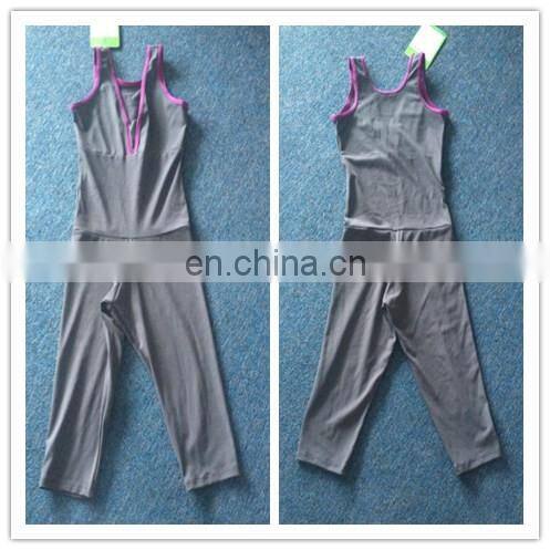 MissAdola polyester spandex Fitness Yoga active Wear pants Hot Sale Workout Clothing Womens Fitness Sports Wear ( YD-SW-004 )