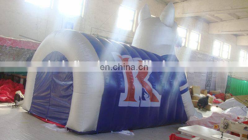 customized popular printed superior quality inflatable tent of dog for sale