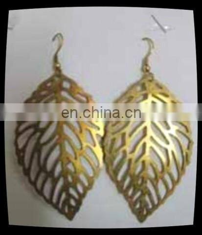 Brass earring,Alloy earring,Round brass earring