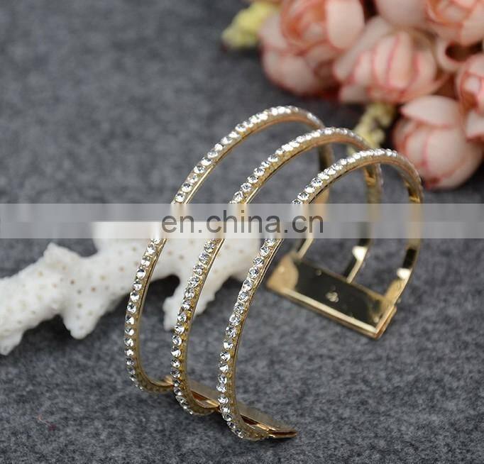 Newest design bangle shinny bangle Rose gold bangle with shell bracelet