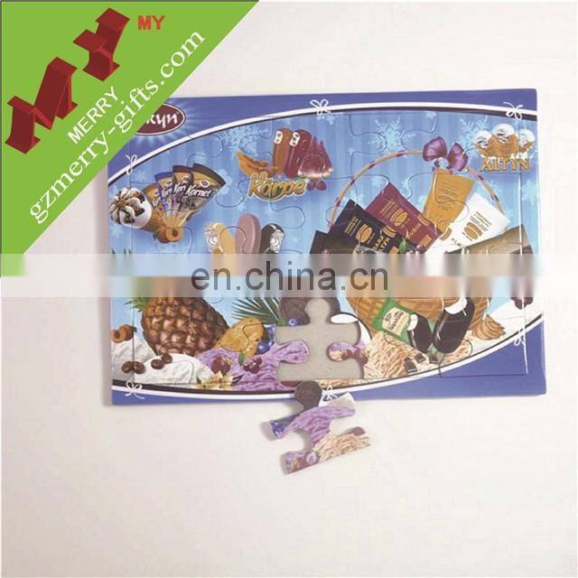 OEM colorful logo games puzzle / wooden puzzle wholesale